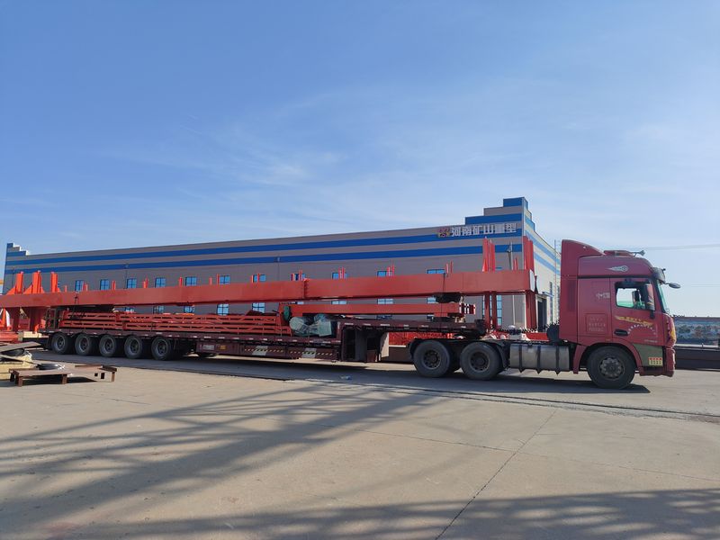 電動(dòng)葫蘆門式起重機(jī)  2臺(tái) MHxh10t—24m 制作完成，發(fā)往湖北交付客戶使用